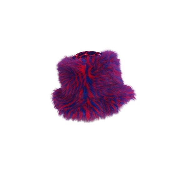 Fuzzy Bucket Festival Hat in Purple Floppy Hat Fur - Picture 5 of 8